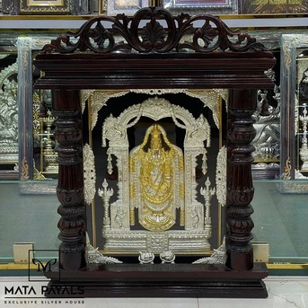 Bangalore, Jewelry, INR 108900,  Buy Silver Tirupati Balaji Photo Frame | Pure Silver Balaji Idol