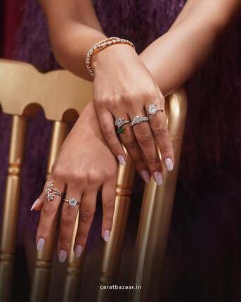 New Delhi, Jewelry, INR 50000,  Certified Lab Grown Diamond Jewellery & Rings At Best Prices