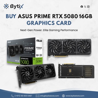 Dubai, Computers, AED 6100,  Buy ASUS Prime RTX 5080 16GB Graphics Card | Bytix Store