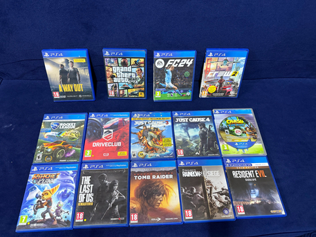 Manama, Video Games, BHD 4,  Ps4 Bundle Games All For Sale Good Condition