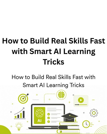 New Delhi, Technical, How To Build Real Skills Fast With Smart AI Learning Tricks