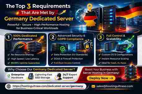 Kolkata, Marketing, The Top 3 Requirements That Are Met By Germany Dedicated Server Infrastructure