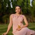 INR 1498,  Buy Women's Cotton Embroidered Sleeveless Kurta Set Online