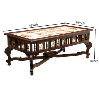 Mumbai, Furniture, INR 56679,  Center Table For Living Room - Wooden Collection