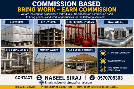 Yanbu, Construction, Commission-Based Business Development Opportunity