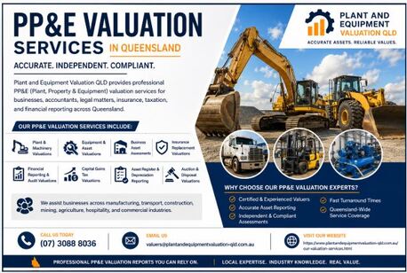 Brisbane, Real Estate, PP&E Valuation Services In Queensland &ndash; Certified Plant & Equipment Valuers