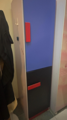 Al Rehab, Furniture, SAR 500,  Kids Bed Set With Single Bed + Matress And Cupboard