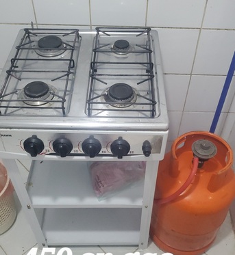 Jeddah, Furniture, SAR 380,  Gas Cylinder,with 4burner Stive,regulator