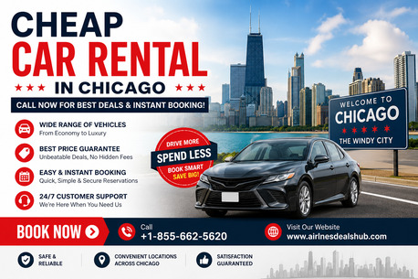 Chicago, Travel, Cheap Car Rental In Chicago: Call Now For Best Deals Instant Booking!
