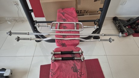 Galali, Health & Beauty Items, BHD 100,  Treadmill & Waight Set And Bench With Incline