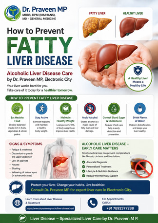 Bangalore, Health, How To Prevent Fatty Liver Disease &ndash; Alcoholic Liver Disease Care By Dr. Praveen MP, Elect