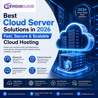 Noida, Computer, Best Cloud Server Solutions In 2026 | Fast, Secure & Scalable Cloud Hosting