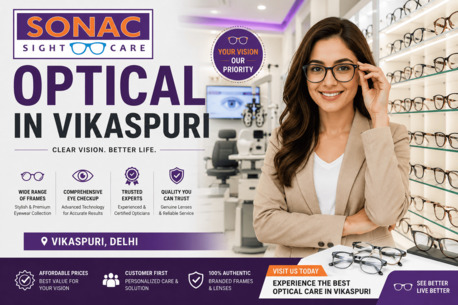 New Delhi, Health & Beauty Items, Top 5  Best Optical In Vikaspuri For Clear Vision | Sonac Sight Care