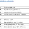 URGENT REQUIREMENT FOR ARAMCO APPROVED WPR