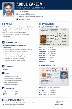 Dammam, Job Seekers, I Need Driver Job