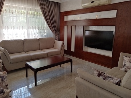Amman, Apartments, Flats, Houses & Villas, JOD 16000/year,  Furnished,  3 BR,  160 Sq. Meter,  Spacious 3-Bedroom Furnished Apartment With Private Outdoor Area Available For Rent