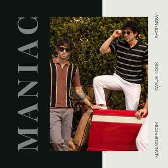 Mumbai, Clothing & Accessories, INR 1199,  Maniac &ndash; Trendy Men&rsquo;s Streetwear Fashion For Everyday Style