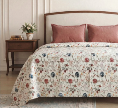 Sydney, Household Items, AUD 89,  Berries Kantha Bedspread | Bedspreads 220x270 Cm &ndash; 100% Cotton