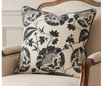 Sydney, Household Items, AUD 29,  Navy Bloom Decorative Cushion Cover | 50cm X 50cm