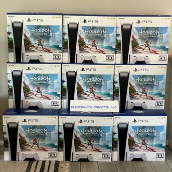 Singapore, Video Games, SGD 450,  WTS NEW Sealed PlayStation 5 Console With Blu-ray Discs, Horizon Model.
