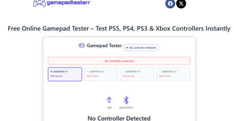Austin, Free Items, GamePad Tester