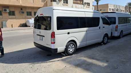 Dammam, Pick Up & Drop Off, Toyota Hiace 2014 For Monthly/Yearly Rental With Driver