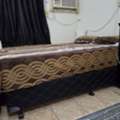 SAR 450,  1 Double Bed With Mattress Plus 1 Sofa Set For Sale &ndash; SAR 450, Location- Jeddah Salamah