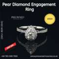 GBP 850,  Buy Elegant Pear Diamond Ring Pre-Owned Best Value UK