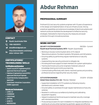 Riyadh, Job Seekers, Electrical Engineer/Security System Engineer