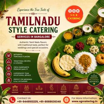 Bangalore, Event Planning, Tamilnadu Style Catering Services In Bangalore