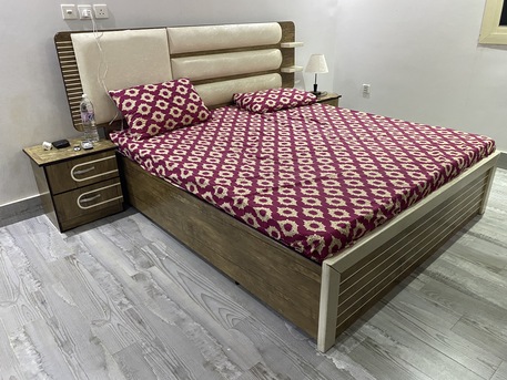 Jeddah, Furniture, SAR 600,  Double Bed With Two Small Table