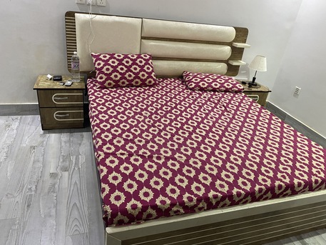 Jeddah, Furniture, SAR 600,  Double Bed With Two Small Table
