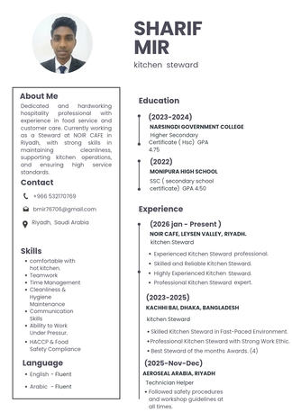 Riyadh, Job Seekers, Kitchen Steward. Mechanicel Helper.  Selas Men, Any Hospitality Sector Job.
