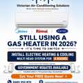 AUD 999,  Still Using A Gas Heater In 2026? Switch To Energy-Efficient Electric Heating & Cooling!
