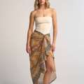 USD 185,  Stylish Pareo Beach Wrap Skirt For Summer Wear | Guadalupe Design
