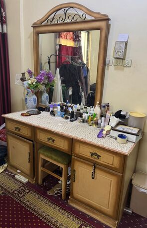 Al Murabba, Furniture, SAR 550,  Household Items On Sale: URGENT - Bed Set With Mattress & A/C