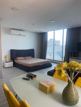 Hidd, Apartments, Flats, Houses & Villas, BHD 250/month,  Furnished,  Studio,  Luxury Furnished Studio For Rent In Hidd