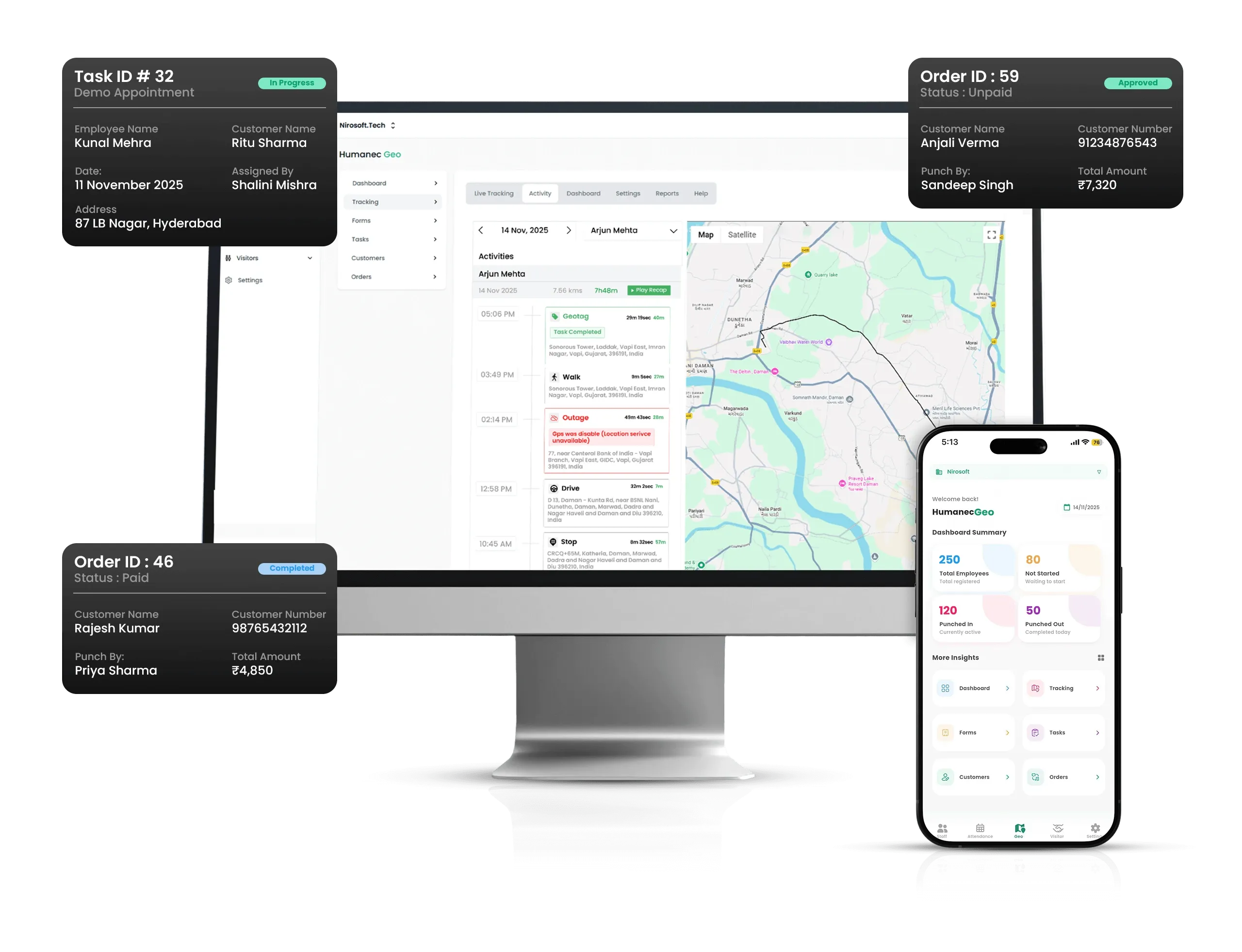 Ahmedabad, Mobile Apps, Employee Tracking App