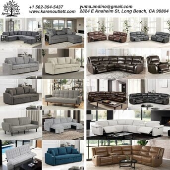 New York, Furniture, Grey Colour Sofa In Long Beach For Modern Living Rooms