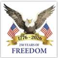 USA 250th Anniversary Stickers For Patriotic Celebrations | StickerJet