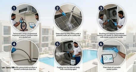 Dubai, Air Conditioning, Professional AC Duct & Coil Cleaning Services In UAE - AC Cleaning UAE
