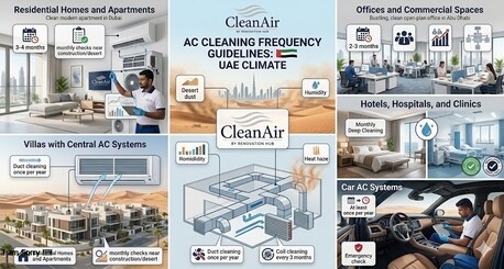 Dubai, Air Conditioning, Professional AC Duct & Coil Cleaning Services In Dubai - Clean Air