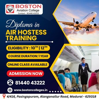 Madurai, Education, Step Into The Airline Industry With Professional Air Hostess Training