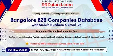 New Delhi, Business, Target 1 Lac+ Bangalore Companies With Verified B2B Data