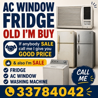 Manama, Appliance Repair, Buying & Selling Used Appliances Like Fridge Window Ac