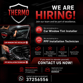 Manama, Jobs, We Are Hiring Ppf Installers And Tint Installers