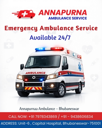 Bhubaneswar, Medical, Emergency Ambulance Services In Bhubaneswar