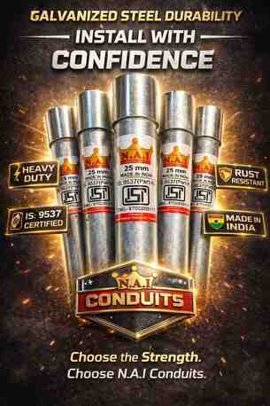 Mumbai, Materials, GI & MS Conduit Pipes | Trusted Conduit Pipe Manufacturer In Punjab & India