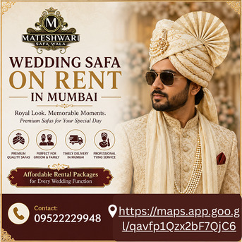 Mumbai, Clothing & Accessories, INR 100,  Wedding Safa On Rent In Mumbai | Premium Safa Service