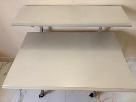 Manama, Furniture, BHD 15,  Grey Computer Table With Chair MUST GO
